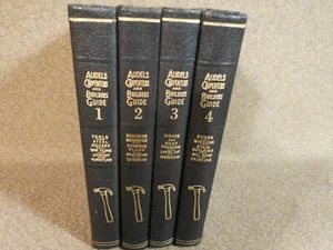 Audels Carpenters and Builders Guide 1-4 Full Set Reprinted 1948 1947 - Picture 1 of 8