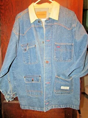 Chaqueta de Jean Clásica Rara Original Arizona Jean Company Estilo Granja Y2K90s ERA Foto 1 de 4