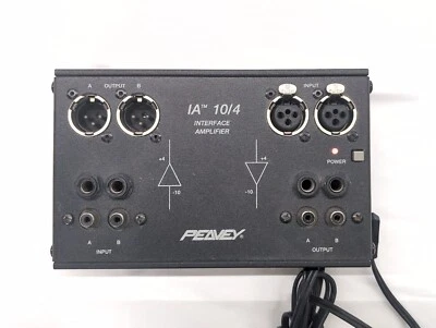 Vintage Peavey IA 10/4 Interface Amplifier XLR Phono RCA Adapter - Image 1 of 4