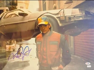 Michael J Fox, Back To The Future 20 x 16 Hand Signed Photo AFTAL Auth - 1b6Vza - Picture 1 of 3