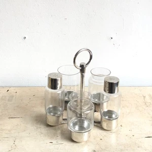 CHRISTOFLE FLEURON GEWÜRZSET CRUET VINTAGE SET - Bild 1 von 7