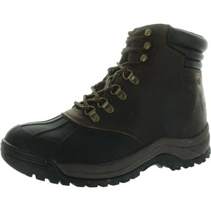 Propet Mens Blizzard Mid Brown Ankle Winter Boots Shoes 12 Medium (D) BHFO 1327 - Picture 1 of 5