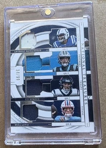 2023 NATIONAL TREASURES QUAD QB PATCH RICHARDSON/ YOUNG/ STROUD/ LEVIS RC SP /99 - Bild 1 von 2