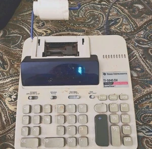 Texas Instruments TI-5045 SV Tax Rates Calculator 12 Digit Color Printing - Picture 1 of 7