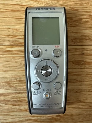 Olympus VN-4100 PC Mini Digital Voice Recorder Tested working   - Image 1 of 2