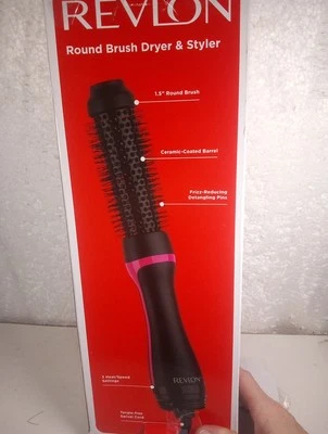 ¡Nuevo! Secador de pelo Revlon One-Step Volumizer One Step Root Booster - negro/rosa Foto 1 de 4