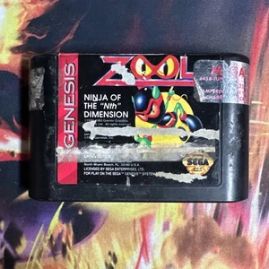 Zool Ninja Of The Nth Dimension - Auténtico Juego Sega Genesis - Probado y Funciona - Imagen 1 de 3