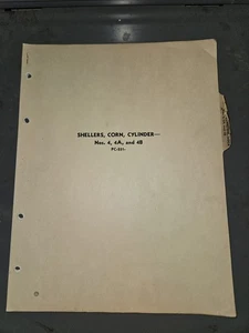 John Deere Corn Sheller 4 4A 4B Parts Catalog PC-251 - Picture 1 of 1