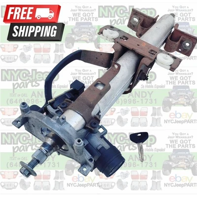 Columna de dirección inclinable automática Jeep TJ Wrangler 2002-2005 con llave automática 05057079AA Foto 1 de 4