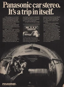 Autoradio Panasonic 1968: Trip In Itself pubblicità stampa d'epoca - Foto 1 di 1