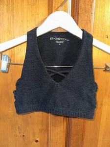 Beyond Yoga Spacedye Bra Sports Heathered Black Women’s XS Lift Your Spirits - Picture 1 of 7