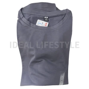 UNIQLO AIRism Drape T-Shirt S-3XL Crew-Neck Short-Sleeve Women 478344 NWT - Picture 1 of 19