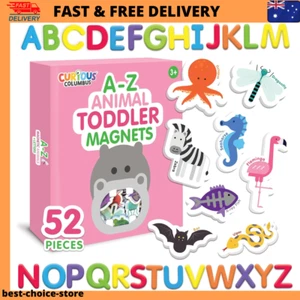 Animal Fridge Magnets for Toddlers - Kids Magnets and Foam Letters - Magnetic An - Picture 1 of 10