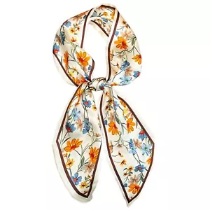 Fashion Satin Scarf For Hair Head Neck Scarves for Women Lightweight Handbag ... - Picture 1 of 6