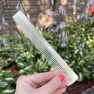Vintage FULLER Polypropylene Lady’s Comb Large White Pocket Purse - Picture 1 of 5