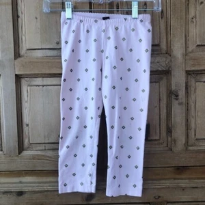 Girl's Tea Collection 8 Pants Pink and Gold Play Condition - Picture 1 of 7