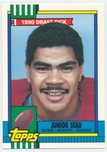 1999 Topps Tiffany Junior Seau #381 Rookie RC HOF NM/MT Chargers BW11