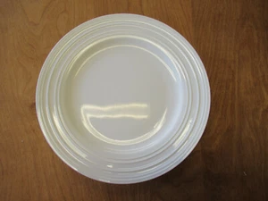 Mikasa Bone China SWIRL WHITE Dinner Plate 11" Embossed 1 ea 7 available - Picture 1 of 3