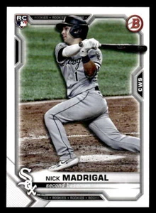 2021 Bowman #77 Nick Madrigal - NR-MINT *TedsCardShack* - Picture 1 of 2