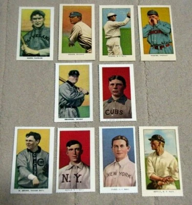 Reimpresiones de Dover - 1909-11 T206 varios respaldos de béisbol (elige a tus jugadores) Foto 1 de 2