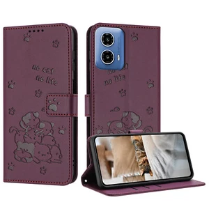 Funda tipo billetera de cuero PU con cierre magnético para Moto G Stylus 5G 2024 - Imagen 1 de 21