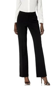 Anne Klein NWT Flare Leg Suit Dress Pants Black 8 - Picture 1 of 2
