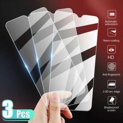 For iPhone 15 14 13 12 Pro Max 11 X 8 7 6 Tempered Glass Screen Protector Cover - Image 1 of 4