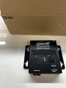TRANSITION NETWORKS 1000 BASE -X TO 10/100/1000 BASE-T SGFEB1019-130 - Picture 1 of 3