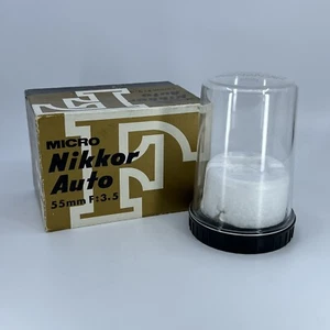 Vintage Nikkor Micro Auto 55mm f/3.5 Lens Box and Case Only - Bild 1 von 5