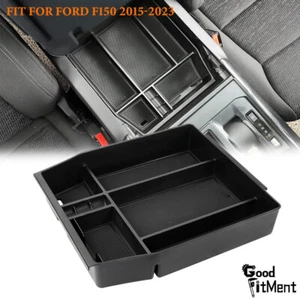 Bandeja organizadora caja de almacenamiento reposabrazos para consola central de automóvil Ford F150 2015-2023 - Imagen 1 de 17