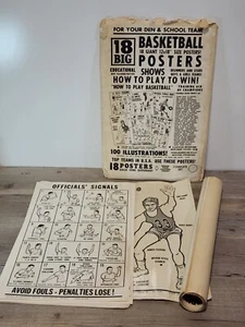 23 Vintage 1971 & 1972 Basketball Educational Posters J. David Paisley - Picture 1 of 4