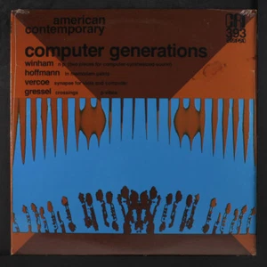VARIOUS: computer generations Composers Recordings Inc. (CRI) 12" LP 33 RPM Seal - Imagen 1 de 2