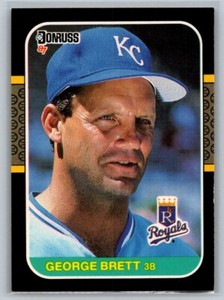 1987 Donruss George Brett Kansas City Royals #54