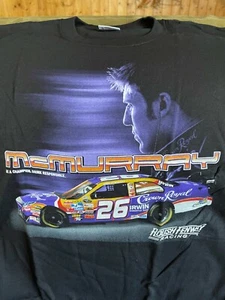 CAMISETA JAMIE MCMURRAY #26 CROWN ROYAL NASCAR CHASE NEGRA NUEVA CON ETIQUETAS X-GRANDE - Imagen 1 de 3
