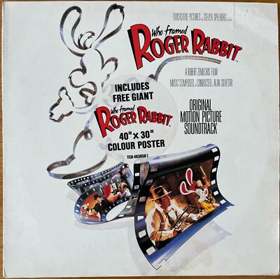 ALAN SILVESTRI - WHO FRAMED ROGER RABBIT ? 1st UK PROMO Press 1988 LP - Image 1 of 4