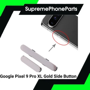 Google Pixel 9 PRO XL (Gold) Replacement Side Power Volume Up Down Buttons Keys - Picture 1 of 1