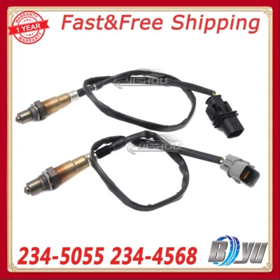 2X para Hyundai Accent 2012-2018 Kia Rio Soul 1,6 L aguas arriba + sensor de oxígeno O2 hacia abajo Foto 1 de 4