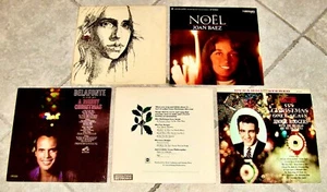 POP/FOLK CHRISTMAS:Laura Nyro/Joan Baez/Harry Belafonte/Jim Croce/Jimmie Rodgers - Picture 1 of 13