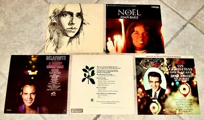 POP/FOLK CHRISTMAS:Laura Nyro/Joan Baez/Harry Belafonte/Jim Croce/Jimmie Rodgers - Image 1 of 4