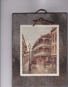 Historische New Orleans Dachschiefer Vieux Carre 175 Jahre alt - Bild 1 von 1
