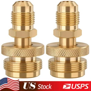 1LB Propane Tank Cansiter Regulator Adapter Connect to 3/8"Male Flare 5/8"-18UNF - Picture 1 of 26