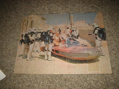 Rompecabezas Star Wars 1977: Land Speeder Stormtroopers - montado y grabado Foto 1 de 4