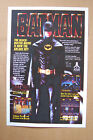 Batman Atari Arcade Flyer Video Game promotional poster 