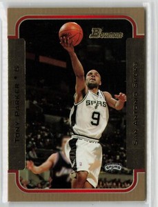 TONY PARKER 2003-04 Bowman GOLD #75 San Antonio Spurs