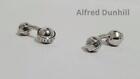 Alfred Dunhill Earth Cufflinks Double Sphere SV925 Silver Logo Men's Accessory
