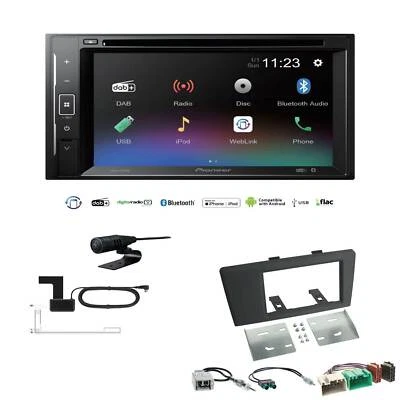 Pioneer Autoradio 2-DIN Bluetooth DVD DAB für Volvo V70 II 2000-2003 schwarz - Bild 1 von 4