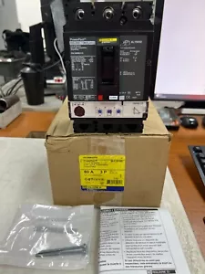 NEU SQUARE D 60 AMP POWERPACT UNTERBRECHUNGSSCHALTER 3 POLIG 600 VAC HGL36060U31X - Bild 1 von 13