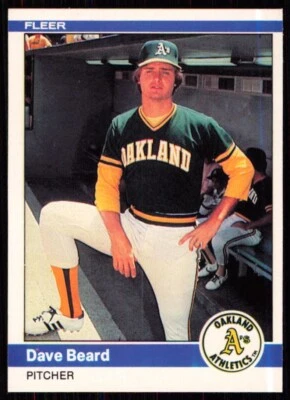 1984 Fleer Dave Beard Oakland Athletics #438 - Image 1 of 2