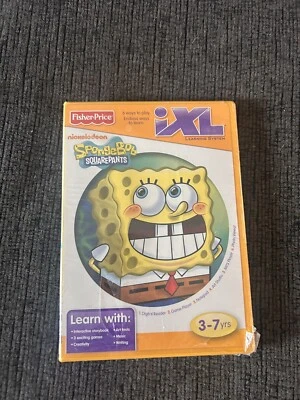 Fisher Price iXL Learning System Software - SpongeBob SquarePants Ages 3-7 New! - Image 1 of 2