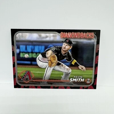 2024 Topps Series 2 Pavin Smith Team Logo Border SP #535 Arizona Diamondbacks - Image 1 of 2